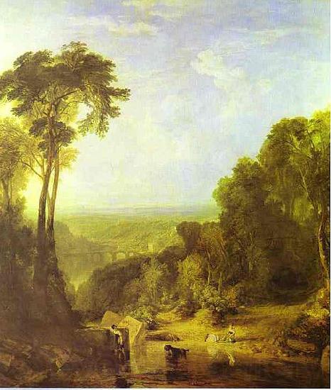 Joseph Mallord William Turner Crossing the Brook by J. M. W. Turner France oil painting art